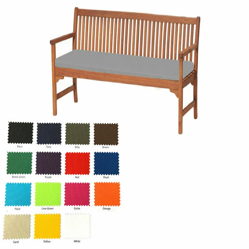 ISTYLE MODE Outdoor Wasserdicht Grau Stoff 2 Sitzer Bankunterlage Gartenmöbel Sitzkissen