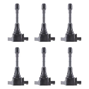 6 Pack IGNITION COIL UF617 For Infiniti G37 M37 Q50 Q60 Q70 Nissan 370Z 3.7L V6 - Picture 1 of 11