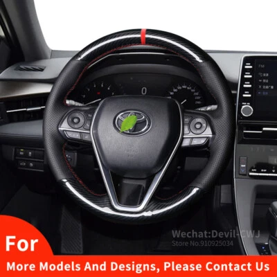 Hágalo usted mismo Cubierta de volante de automóvil personalizada para Toyota Corolla Camry Levin Avalon RAV4 Foto 1 de 4