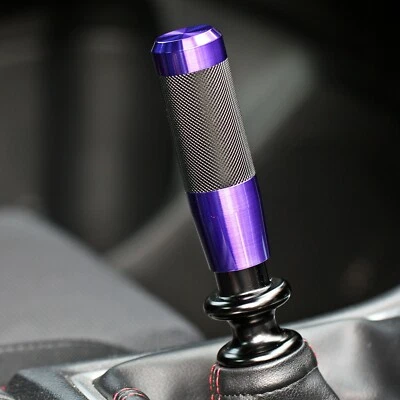 SSCO CANDY PURPLE KNURLED KR-M 4" 140 GRAMS SHIFT KNOB SHIFTER STICK WEIGHTED - Image 1 of 3