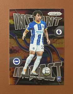 2022-23 Panini Prizm Premier League Kaoru Mitoma Rookie Instant Impact #9 RC - Picture 1 of 2