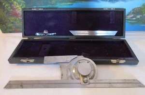 Brown & Sharpe #495 Universal Schrägwinkelmesser mit 11" Klinge im Originalkoffer - Bild 1 von 13