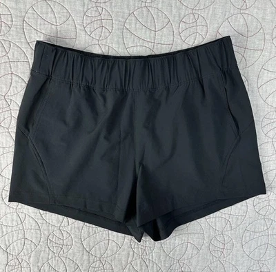 COLUMBIA Women's Large Omni-Shade Bogata Bay Stretch Court Shorts 3" Black - image 1 of 4