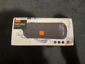 TG117 Portable Bluetooth Speaker Black Stereo BT Speakers + Microphone 3-4 Hour - Picture 1 of 9
