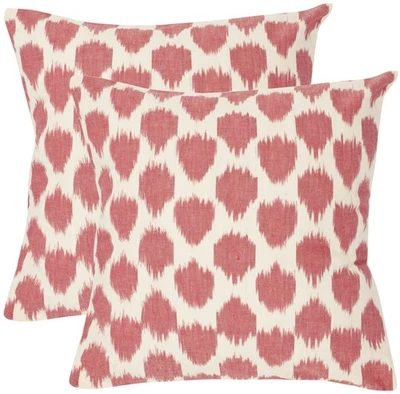 Almohadas Colección Lunares Almohadas (Juego de 2), 12" x 20", Rosa Foto 1 de 4