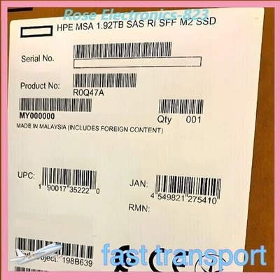 P13237-001 1.92TB SAS 12G NEW HPE MSA 2060 2062 R0Q47A 2.5 IN RI M2 SSD - Image 1 of 4