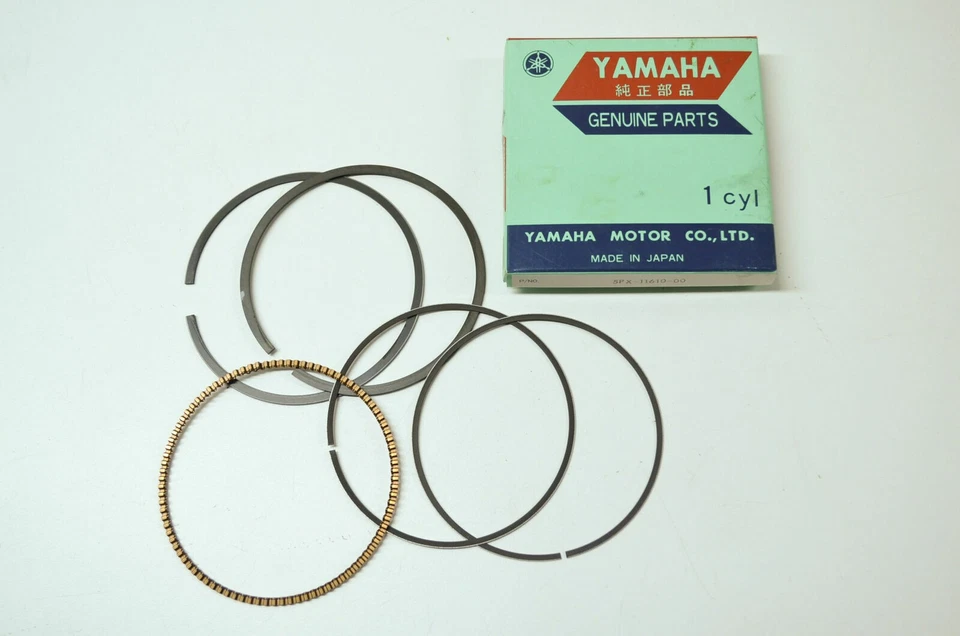 Juego de anillos de pistón Yamaha (STD) 2002-2014 XV175 XV1700 5PX-11610-00 NUEVO OEM Foto 1 de 4
