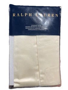 Neu in Verpackung Ralph Lauren Langdon Satin Standard Schein Hollywood cremefarben 20 x 28 Stück 624 - Bild 1 von 8