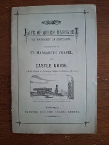 1800's Life of Queen Margaret of Scotland and Castle Guide Booklet - Imagen 1 de 3