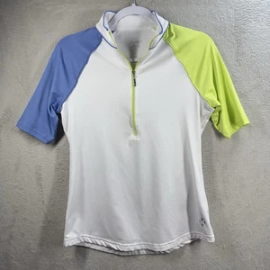 Jofit 1/2 Zip Golf Shirt Women's Size Small S Colorblock Preppy Athletic - Picture 1 of 8