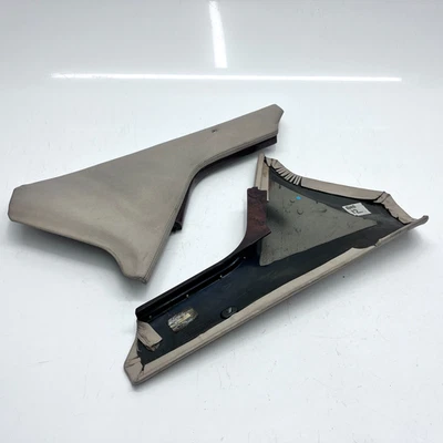 Range Rover P38 walnut wood leather centre console trims 1994 - 2002 - Image 1 of 4