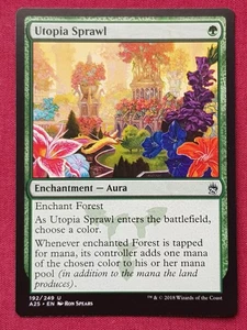 Magic The Gathering MASTERS 25 UTOPIA SPRAWL green card MTG - Picture 1 of 2