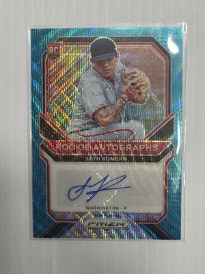 2021 Prizm Seth Romero Rookie Auto Teal Wave Prizm /50 - Image 1 of 2