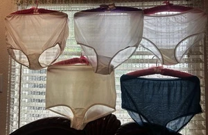 Vintage Granny Panty Silky Nylon Lot - Picture 1 of 19