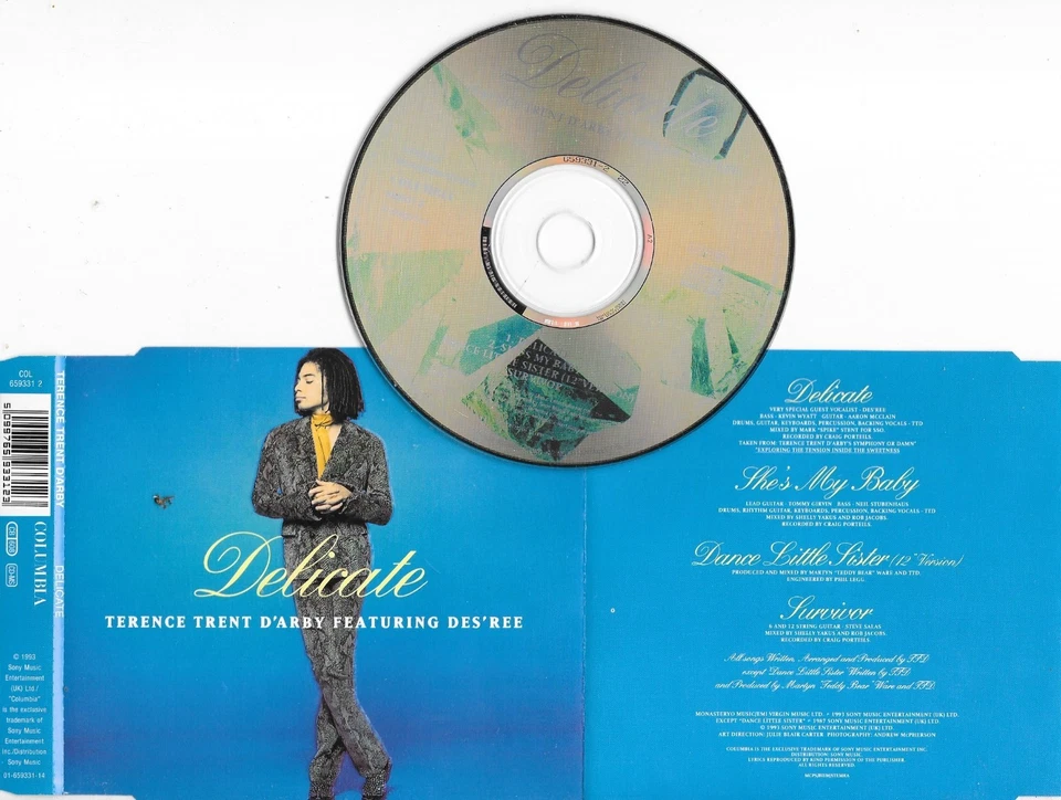 TERENCE TRENT D ARBY - delicate  - 4 tracks   CD - Bild 1 von 1