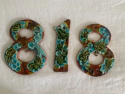 Nice House Home Building Numbers 8 1 8 Handmade in New Smyrna Beach Florida USA - Image 1 of 4