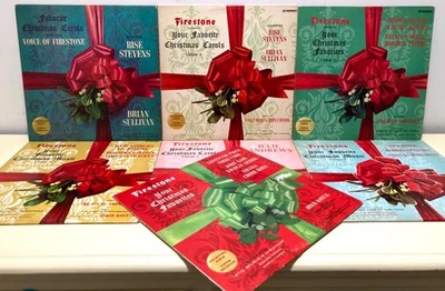 Complete Set Firestone Christmas Vinyl LP Records Volume 1-7 1962-68 Nice Set - Image 1 of 4