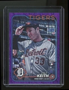 Colt Keith 2024 Topps Update Purple Holofoil Rookie Card 424/799 - Picture 1 of 2