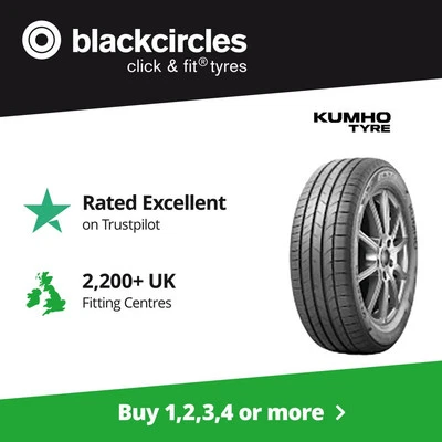 205 60 16 96W XL - Kumho Ecsta HS52 - Tyre Only x1 - Image 1 of 4