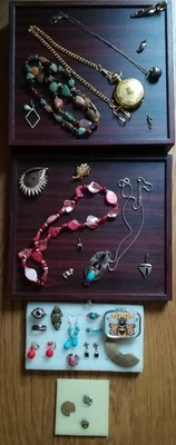 Schönes Vintage/Modeschmuck- Konvolut + 800/835/925 Silber - Bild 1 von 4