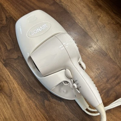 Conair Wall-Mount Hair Dryer White 2 Speed High Low - Image 1 of 4