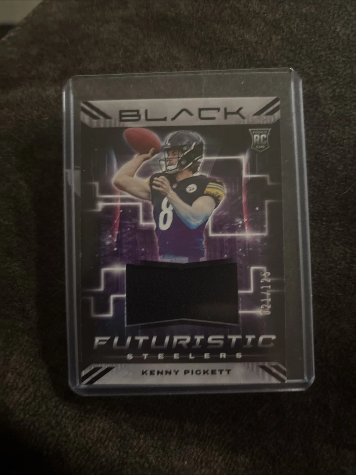 2022 Panini Black - Futuristic Kenny Pickett #FUT-KPI /125 (MEM, RC) - Image 1 of 2