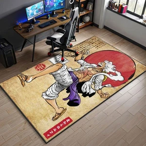 Alfombra Luffy One Piece Gear 5 Anime Arte Japonés Estilo Sala de Jugadores Alfombra Otaku - Imagen 1 de 5