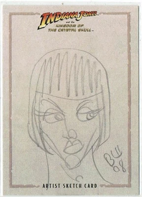 Indiana Jones and the Kingdom of the Crystal Skull Sketch  1/1 Brent Woodside - Image 1 of 4