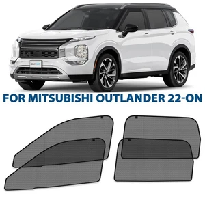 Car Shades for Side Windows Sunshade Protector for 22-25 Mitsubishi Outlander - Picture 1 of 7