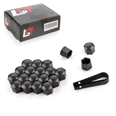 20x wheel bolt caps cover caps wheel nuts set 17 mm gray for Jaguar - Image 1 of 4