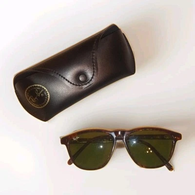 复古 B&L Ray Ban W1401 风格 1 紫外线圆形龟传统太阳镜 🇺🇲 — 第 1/4 张图片