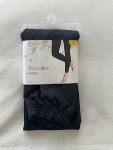 Xhilaration Leggings Elastic Waistband Black Small 4-6 - Picture 1 of 3