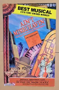 Póster original Ain't Misbehavin' 1979 Fox Theater San Diego #V - Imagen 1 de 1