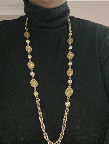Collana oro lungo vintage Chanel