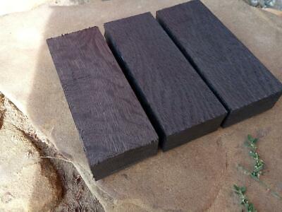 3pcs Natural Bog Oak (50*30*135mm), Morta Wood, Knife Blanks, Knife Skales, • 28.82$