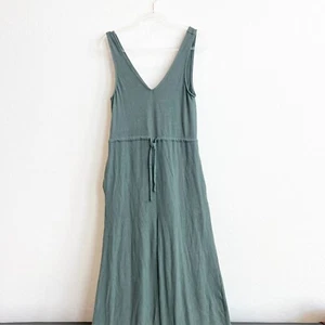 Spiritual Gangster Women's Delilah Cinched Jumpsuit Wide Leg Soft Olive Green XS - Picture 1 of 7