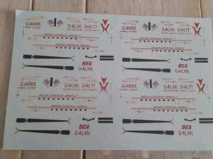 1:200 Flugzeug Plane Decals BEA Waterslide British European Airways DC-3 C 47 - Bild 1 von 8