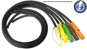 4/0 TYPE W Generator Power Cables SET 5pc F/PIGTAIL (277/480V Wye, 480V Delta) - Picture 1 of 5