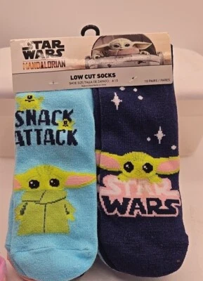 Calcetines Star Wars Mandalorian corte bajo - 10 pares talla 4 a 10 Foto 1 de 4