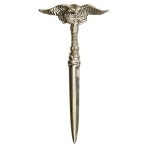 7-3/4″ Solid Brass Spreadwing Eagle Letter Opener – Antique Vintage Style New - Picture 1 of 1