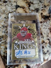 2022 Leaf Metal Draft Gold Vinyl True#1/1 Of #1/1 Kennedy Brooks Auto RC SOONERS