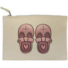 'Baby Girl Shoes' Canvas Clutch Bag / Accessory Case (CL00031072)