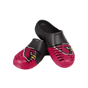 FOCO NFL Men's Arizona Cardinals 2023 Colorblock Big Logo Clog - Picture 1 of 8