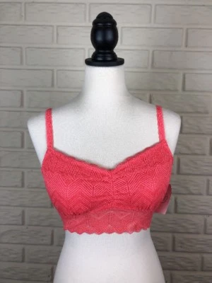 Tamanho M Juniors SO Autêntico American Heritage Dubarry Coral Renda Bralette Novo com etiquetas $24 - Imagem 1 de 4