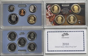 Juego de 14 monedas de prueba 2010-S con OGP y certificación hoja gris valor $32,00 - Imagen 1 de 3