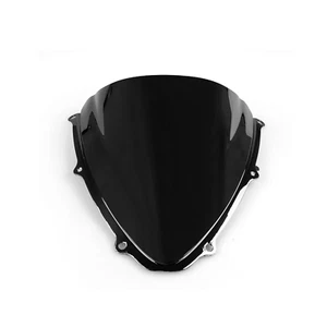 Double Bubble Windshield Windscreen Visor Suzuki GSXR 600/750 2006-2007 K6 black - Picture 1 of 3