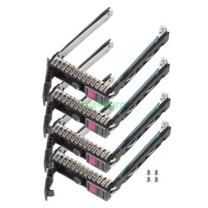 4x HP 2,5" NVMe SSD Rahmen Caddy 727695-001 ML350 ML360 ML380 DL360 DL380 Gen10 - Afbeelding 1 van 9