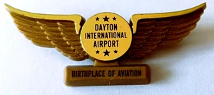 Dayton International Airport Junior Pilot Kiddie Wing, Pin Back - Picture 1 of 2
