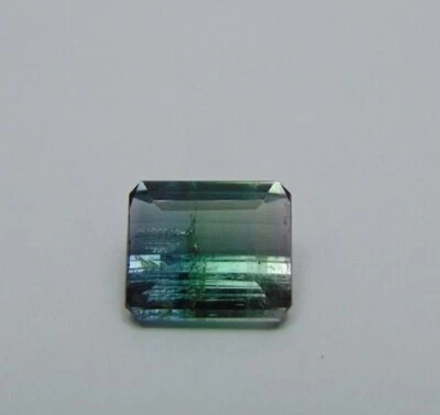 Tri color Tourmaline gemstone - faceted natural multi color gem 5.00 CTS - Image 1 of 4
