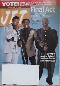 JET Magazine Nov 10 2008 Soul Men Samuel L Jackson Bernie Mac Isaac Hayes VOTE - Bild 1 von 1